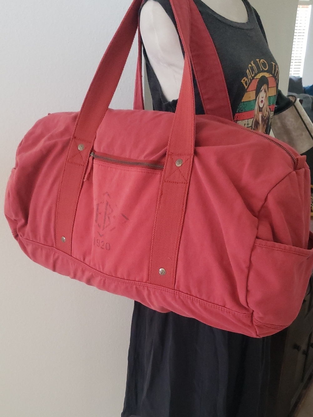 Eddie Bauer XL Duffel Red
